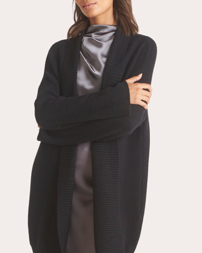 Shop Loop Cashmere Women's Edge-to-edge Cashmere Cardigan In Black