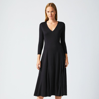 Shop Billy Reid Contour Knit Dress In Black
