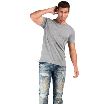 Shop Level 7 Men's Slim Straight Premium Jeans In Blue