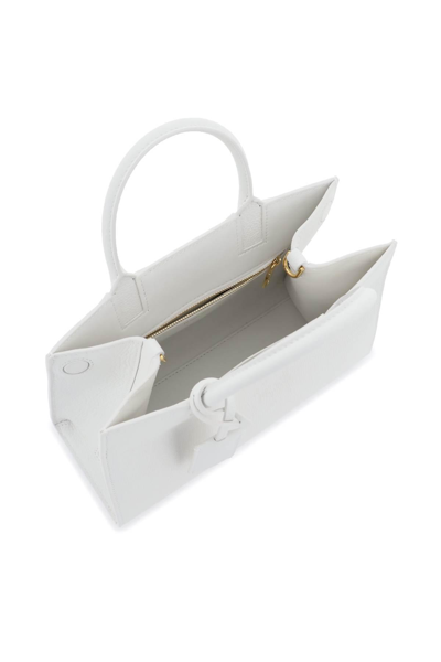 Shop Burberry Frances Handbag In White