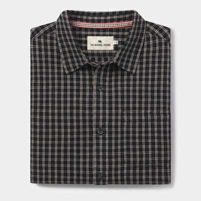 Shop The Normal Brand Nikko Button Up Shirt In Black