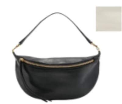 Shop Jil Sander Luna Belt Bag In Black