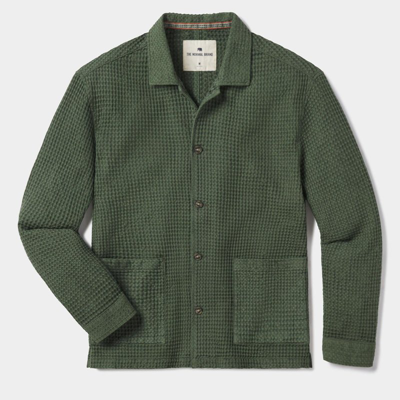 Shop The Normal Brand Mountain Waffle Chore Coat In Green