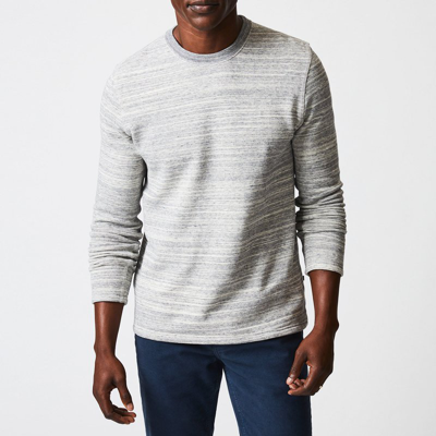 Shop Billy Reid Terry Knit Crew Sweatshirt In Grey