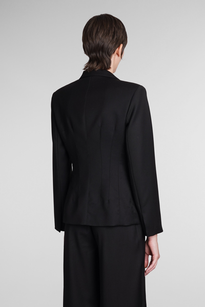 Shop Mvp Wardrobe Verri Jkt Blazer In Black Polyester