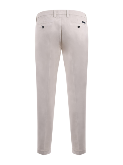 Shop Fay Trousers In Avorio