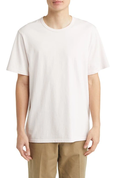 Shop Vince Solid T-shirt In Washed Rose Quartz