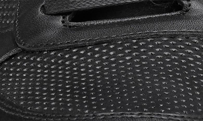 Shop Johnston & Murphy Briggs Perforated Sneaker In Black Italian Calfskin
