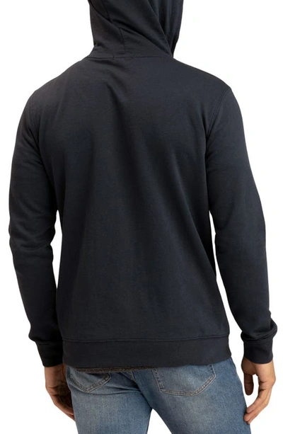 Shop Threads 4 Thought Hooded Zip Sweater In Midnight