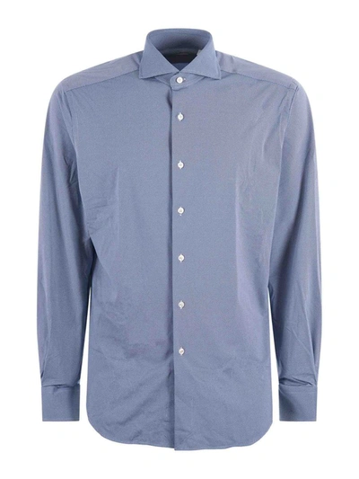 Shop Xacus Shirt In Blue