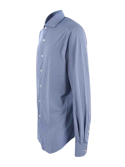 Shop Xacus Shirt In Blue