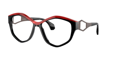 Alain Mikli Woman Sunglass A05501 In Photo Clear To Grey Quarz