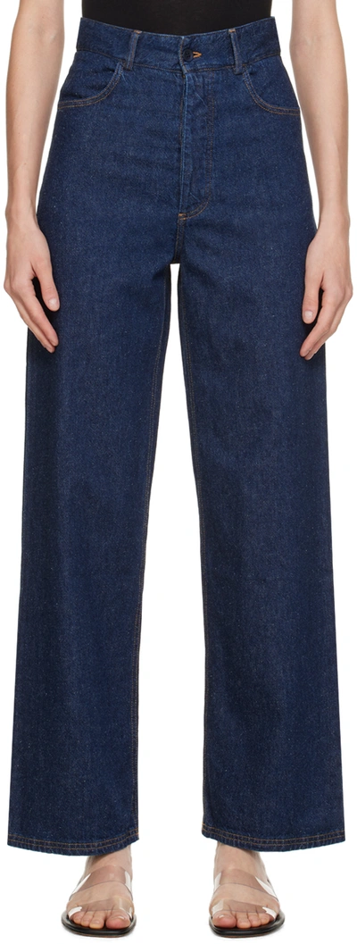 Shop Baserange Blue Navalo Jeans