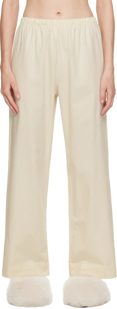 Baserange Elasticated-waist Silk Palazzo Pants In Undyed