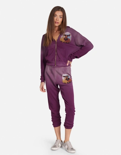 Lauren Moshi Alana Moshi Eagle Head In Deep Merlot Ombre