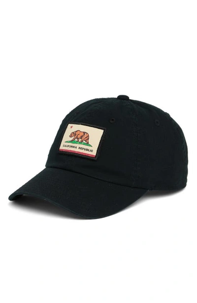 Shop American Needle Cali Patch Baseball Cap In Black