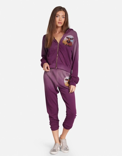 Lauren Moshi Lachelle Moshi Eagle Head In Deep Merlot Ombre