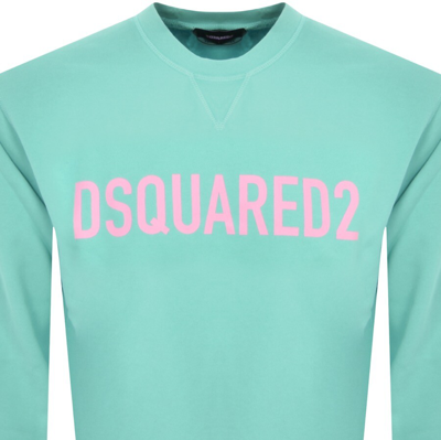 Shop Dsquared2 Logo Sweatshirt Blue