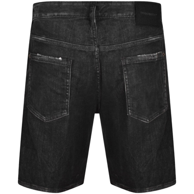 Shop Dsquared2 Marine Denim Shorts Black