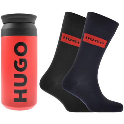 Shop Hugo 2 Pack Socks And Mug Gift Set In Black