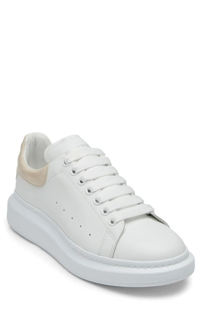 Shop Alexander Mcqueen Oversize Sneaker In White/ Oyster