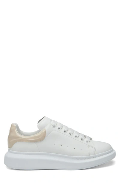 Shop Alexander Mcqueen Oversize Sneaker In White/ Oyster