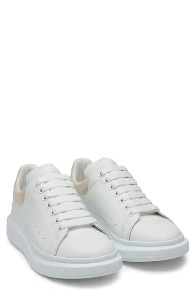 Shop Alexander Mcqueen Oversize Sneaker In White/ Oyster