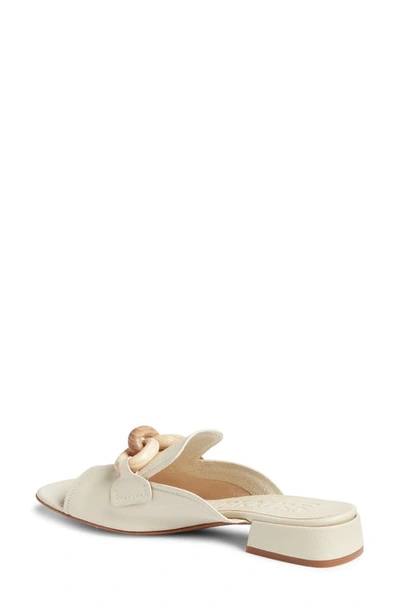 Pedro Garcia Enna Slide Sandal In Ivory Petitgrain