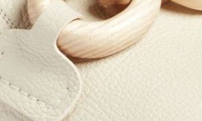 Pedro Garcia Enna Slide Sandal In Ivory Petitgrain