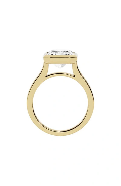 Shop Jennifer Fisher 18k Gold Radiant Lab Created Diamond Solitaire Ring In 18k Yellow Gold