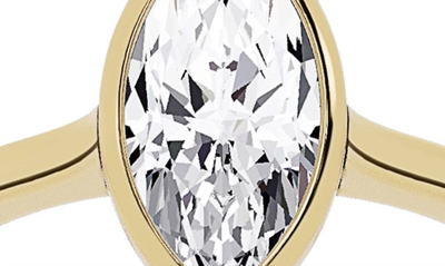 Jennifer Fisher Marquise Lab Created Diamond Solitaire Ring In 18k Yellow Gold