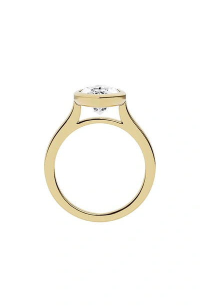 Shop Jennifer Fisher 18k Gold Marquise Lab Created Diamond Solitaire Ring In 18k Yellow Gold