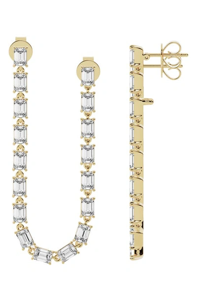 Jennifer Fisher Lab Created Diamond Dangler Drop Earrings In 18k Yellow Gold