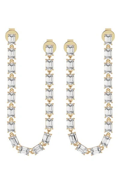 Jennifer Fisher Lab Created Diamond Dangler Drop Earrings In 18k Yellow Gold