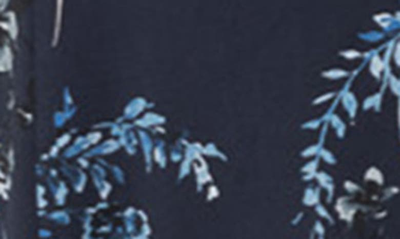 Kiyonna Signature A-line Wrap Dress In French Blue Garden