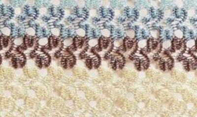 Shop Missoni Textured Knit Long Sleeve V-neck Dress In Med Urban Multicolor