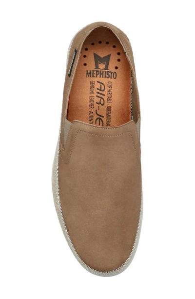 Shop Mephisto Volker Slip-on Sneaker In Taupe