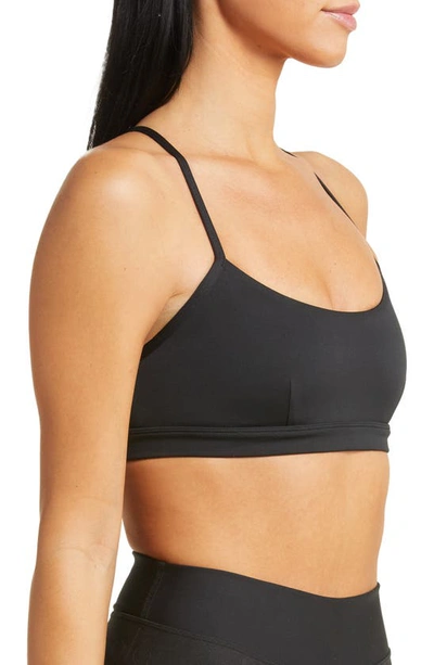 Shop Alo Yoga Airlift Intrigue Bra In Black