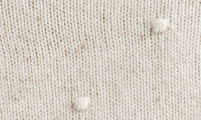 Shop Altuzarra Melville Mélange Bobble Cashmere Sweater In Natural Melange