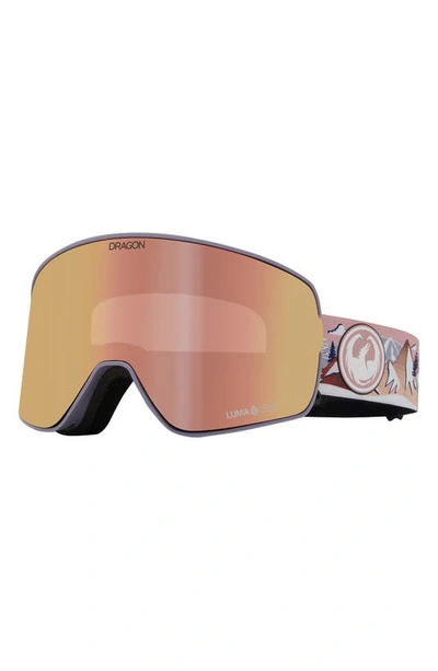 Shop Dragon Nfx2 60mm Snow Goggles With Bonus Lens In Fasani Ll Rose Gold Lll Trose