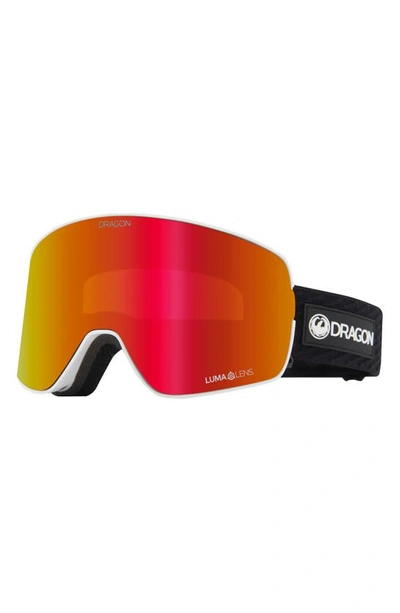 Shop Dragon Nfx2 60mm Snow Goggles With Bonus Lens In Icon Ll Red Ion Lll Trose