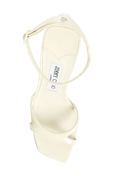 Shop Jimmy Choo Ixia Ankle Strap Sandal In Latte