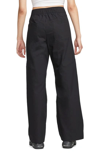 Shop Nike Sportswear Essentials High Waist Pants In Black/ White