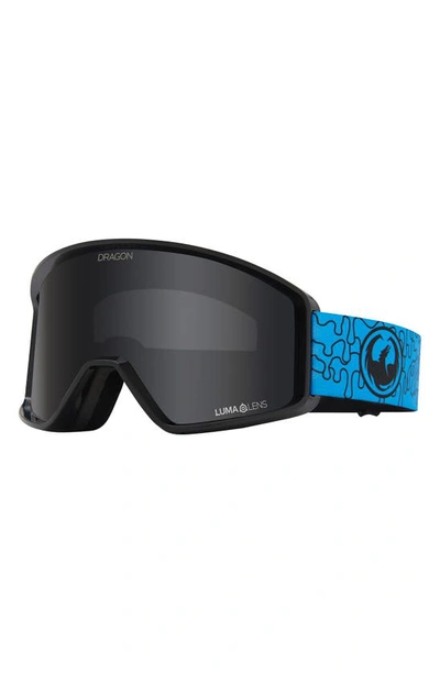 Shop Dragon Dxt Otg 59mm Snow Goggles In Drippy Ll Dark Smoke