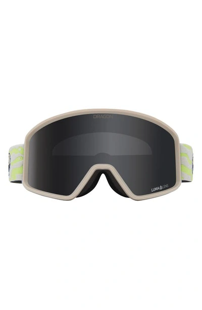 Shop Dragon Dxt Otg 59mm Snow Goggles In Kelp Ll Dark Smoke