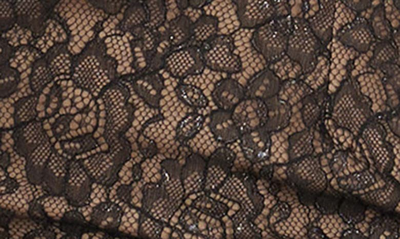 Shop Dress The Population Tiffany One-shoulder Midi Dress In Black-nude