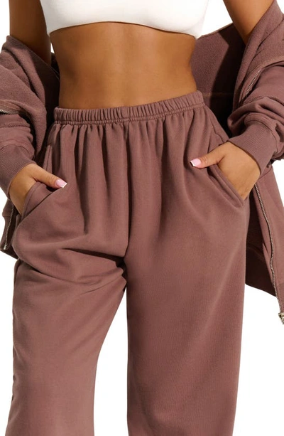 Shop Naked Wardrobe Make You Sweat Oversize Sweatpants In Taupe