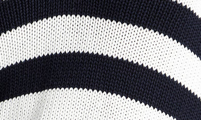 Shop Splendid Parker Stripe Polo Sweater In Navy Stripe