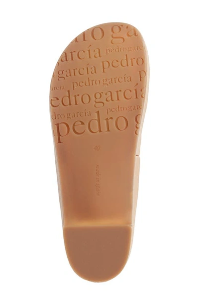 Shop Pedro Garcia Lexia Platform Slide Sandal In Oat Soft Kid
