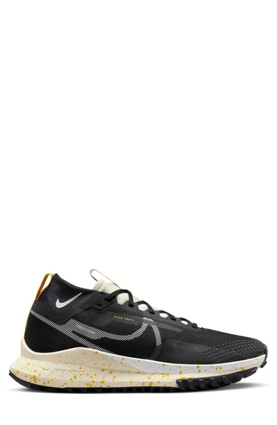 Shop Nike React Pegasus Trail 4 Gore-tex® Waterproof Running Shoe In Black/ White/ Coconut Milk